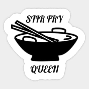 Stir Fry Queen Sticker